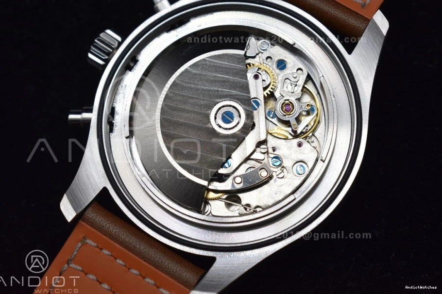 Pilot Dial Functional Edition Best ZF IW377726 Brown V A7750 1:1 Leather on 1001 Strap Green Chronograph 1029